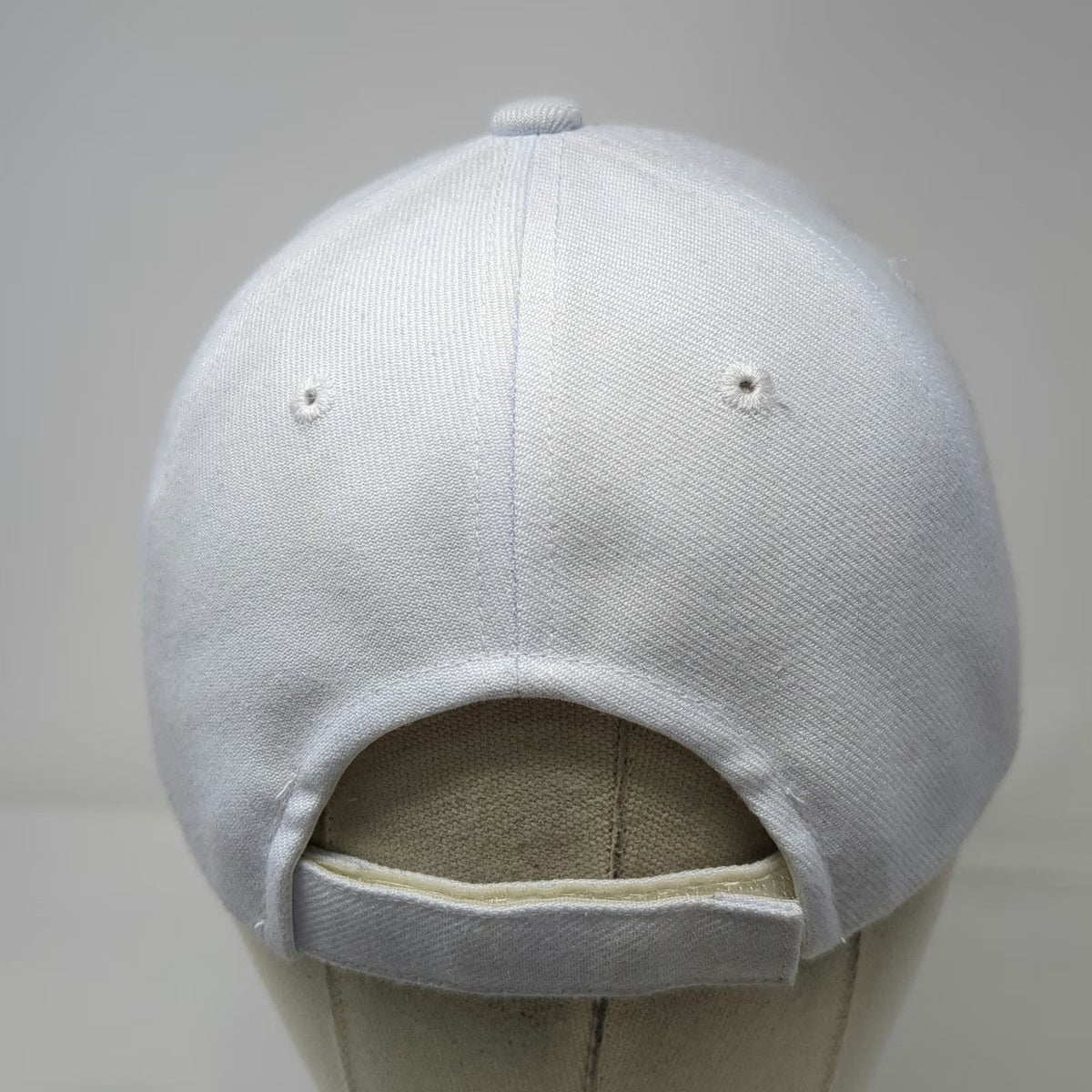 Sporti Baseball Cap White One Size USA Swimming Logo Adjustable Strapback Hat