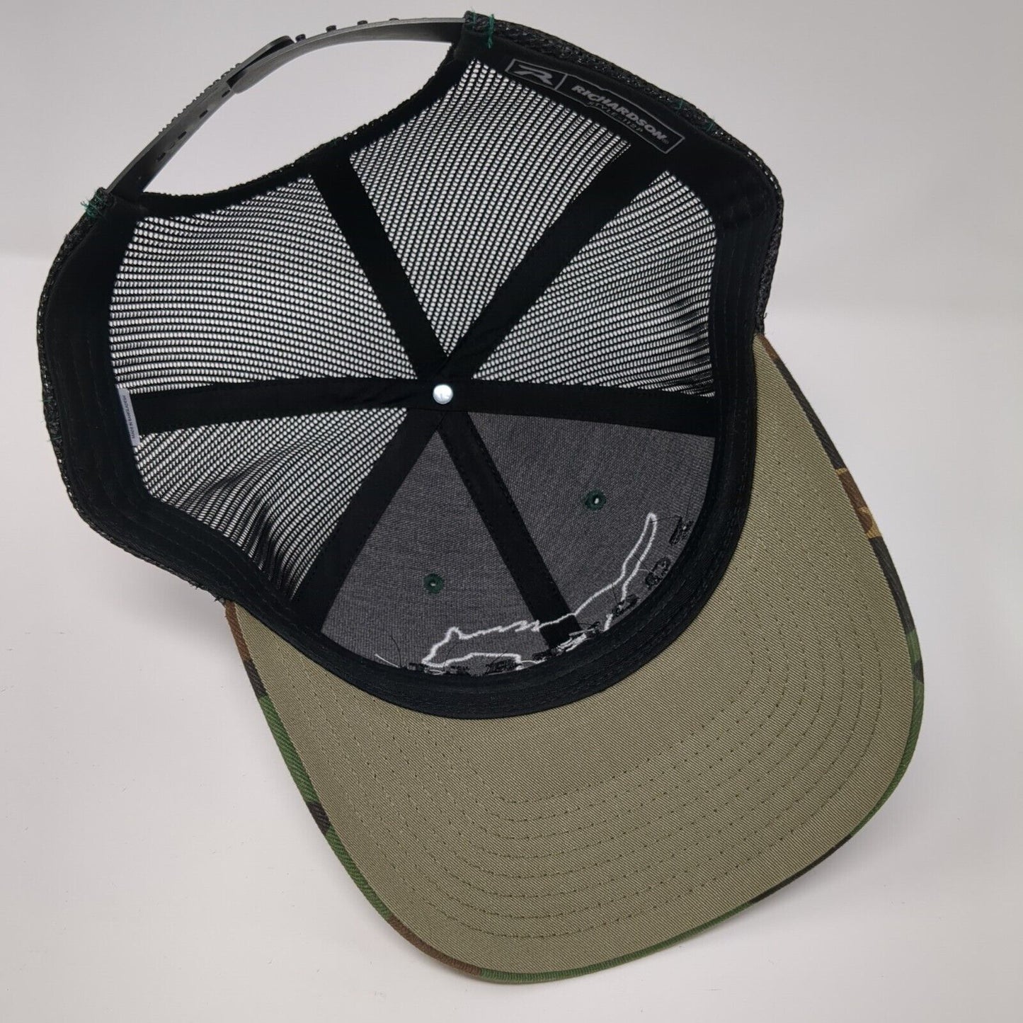 Mustangs Football Snapback Trucker Hat Camouflage One Size Mesh Back