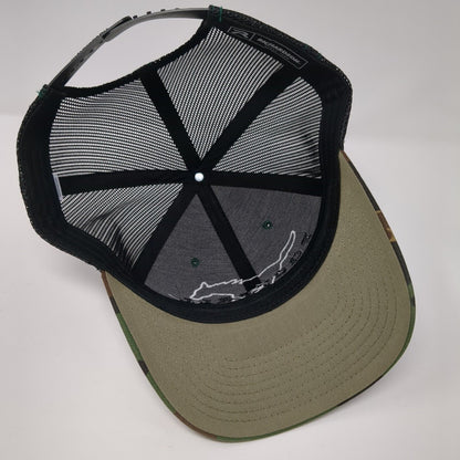 Mustangs Football Snapback Trucker Hat Camouflage One Size Mesh Back