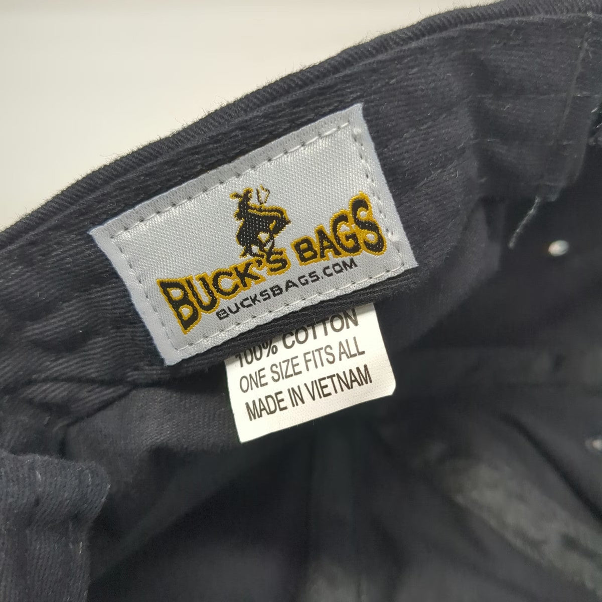 Bucks Bags CS Beef Packers Baseball Cap Black One Size Strapback Hat Logo
