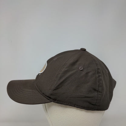 Mossy Oak Slideback Hat Brown One Size Embroidered Adjustable 6 Panel