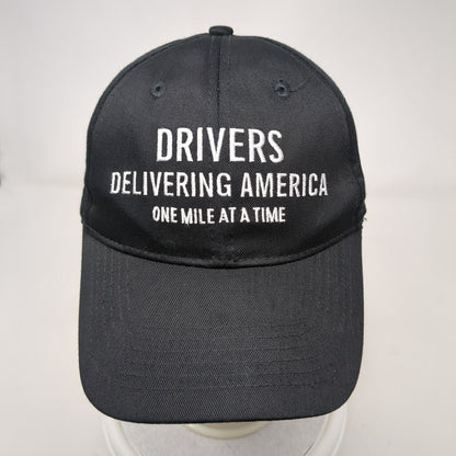 Drivers Delivering America One Mile At A Time Strapback Hat Black OSFA Capsmith