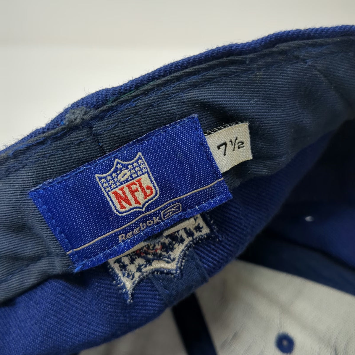 Reebok NFL New York Giants Blue 7 1/2 Baseball Cap Super Bowl XXI XXV Champs Hat