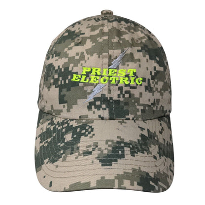 Priest Electric Strapback Hat Camouflage One Size Adjustable 6 Panel Outdoor Cap
