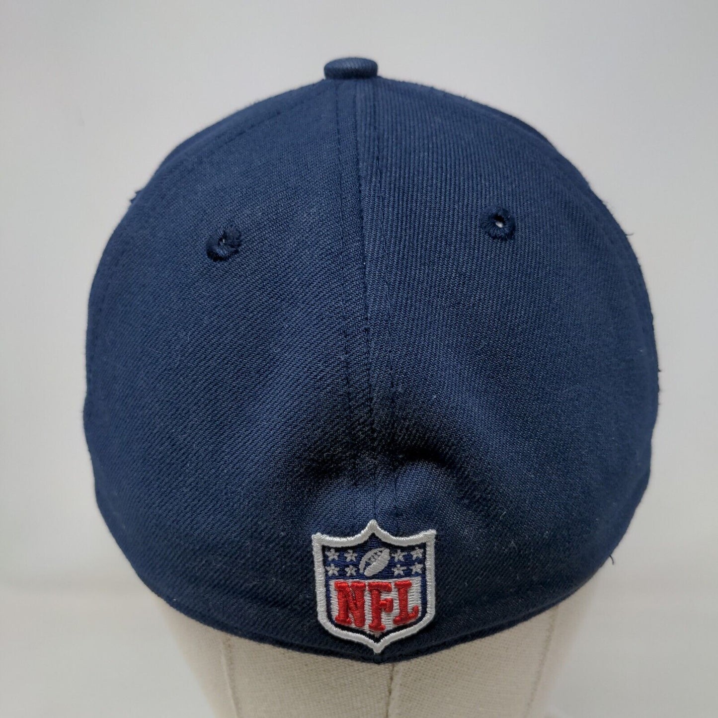 New Era Men's Fitted Hat Blue 7 1/4 Embroidered Dallas Cowboys Logo 59Fifty Logo