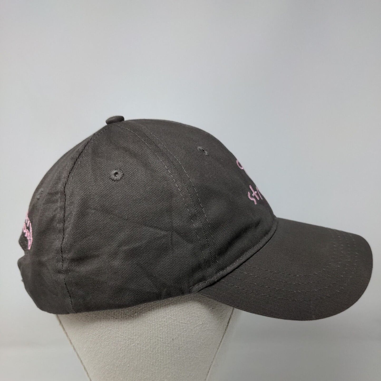 Bee Strong Strapback Hat Grayish-Brown One Size Choose Your Attitude