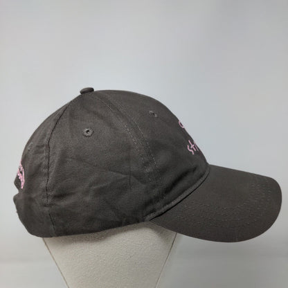 Bee Strong Strapback Hat Grayish-Brown One Size Choose Your Attitude