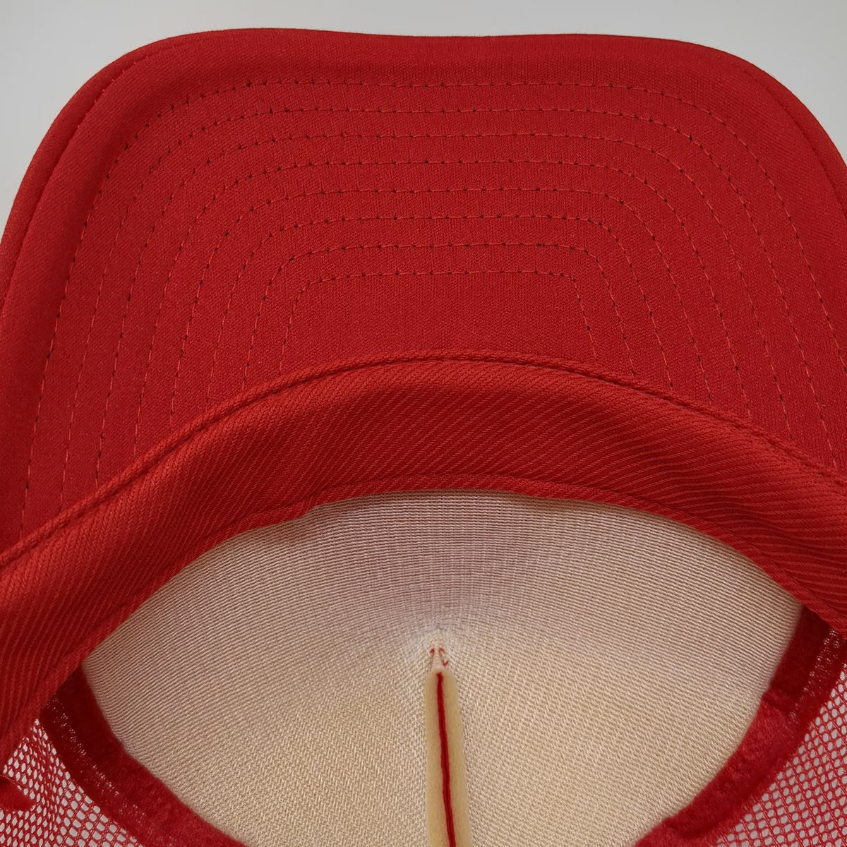 Cameo Trucker Hat Red One Size CAL Ranch Stores Mesh Snapback Foam Front Rope