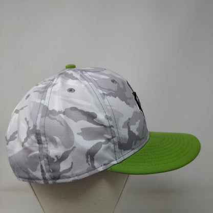 New Era Men's Snapback Hat Gray Camo OSFM 9Fifty Embroidered Seattle Sounders FC