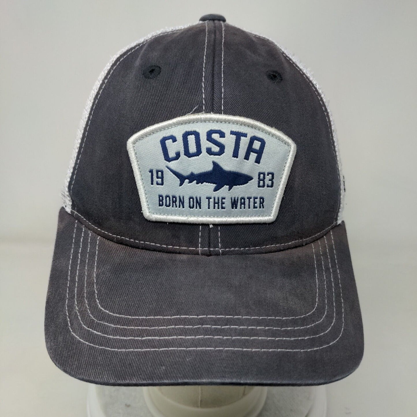 Costa Born On The Water Snapback Mesh Back Trucker Hat Blue One Size