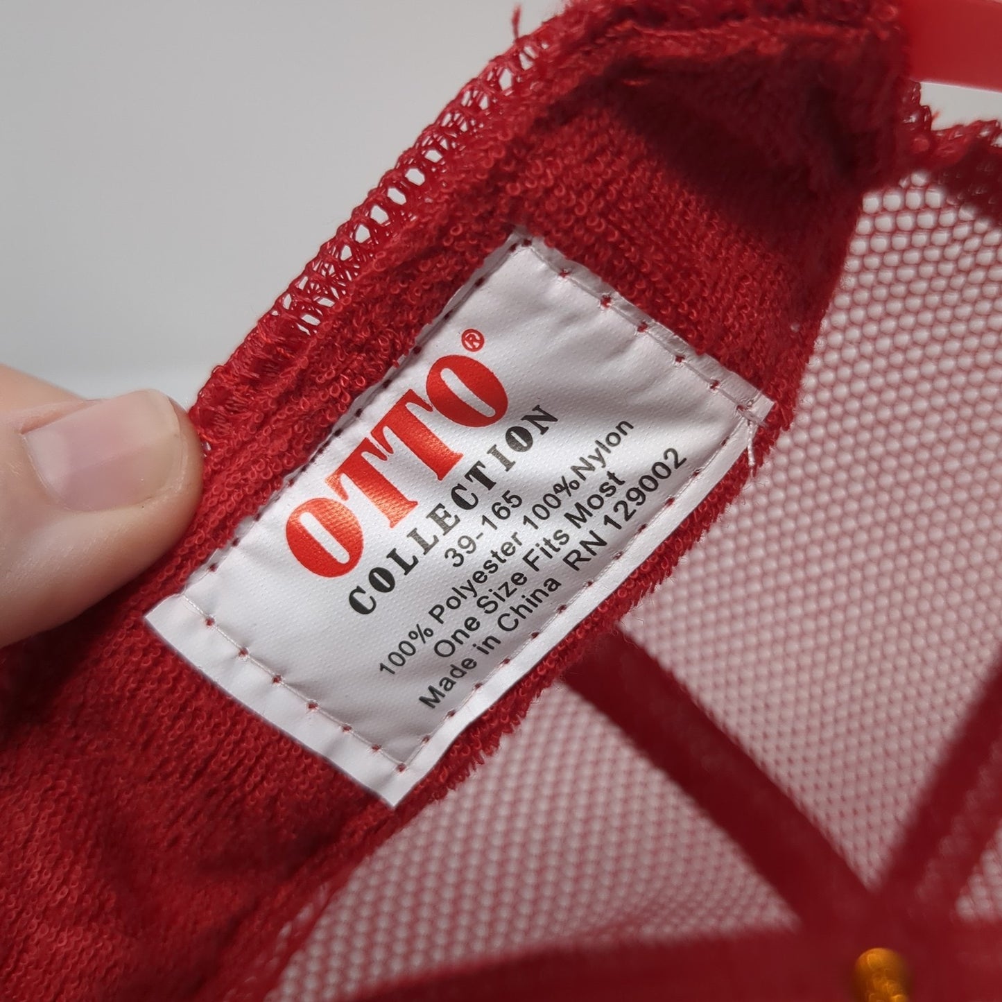 Ninkasi Brewing Eugene Oregon Trucker Hat Red One Size Adjustable Mesh Back Otto