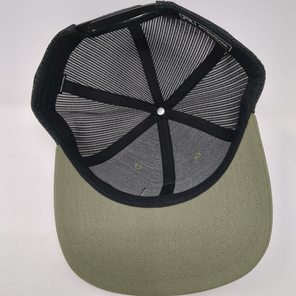 Clays For A Cause Tamarack Grove Snapback Trucker Hat Green OS Mesh Richardson