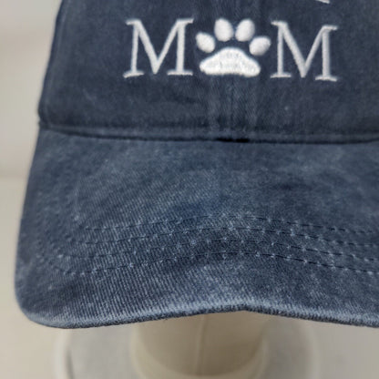 Fur Mom Slideback Hat Blue One Size Embroidered Adjustable 6 Panel