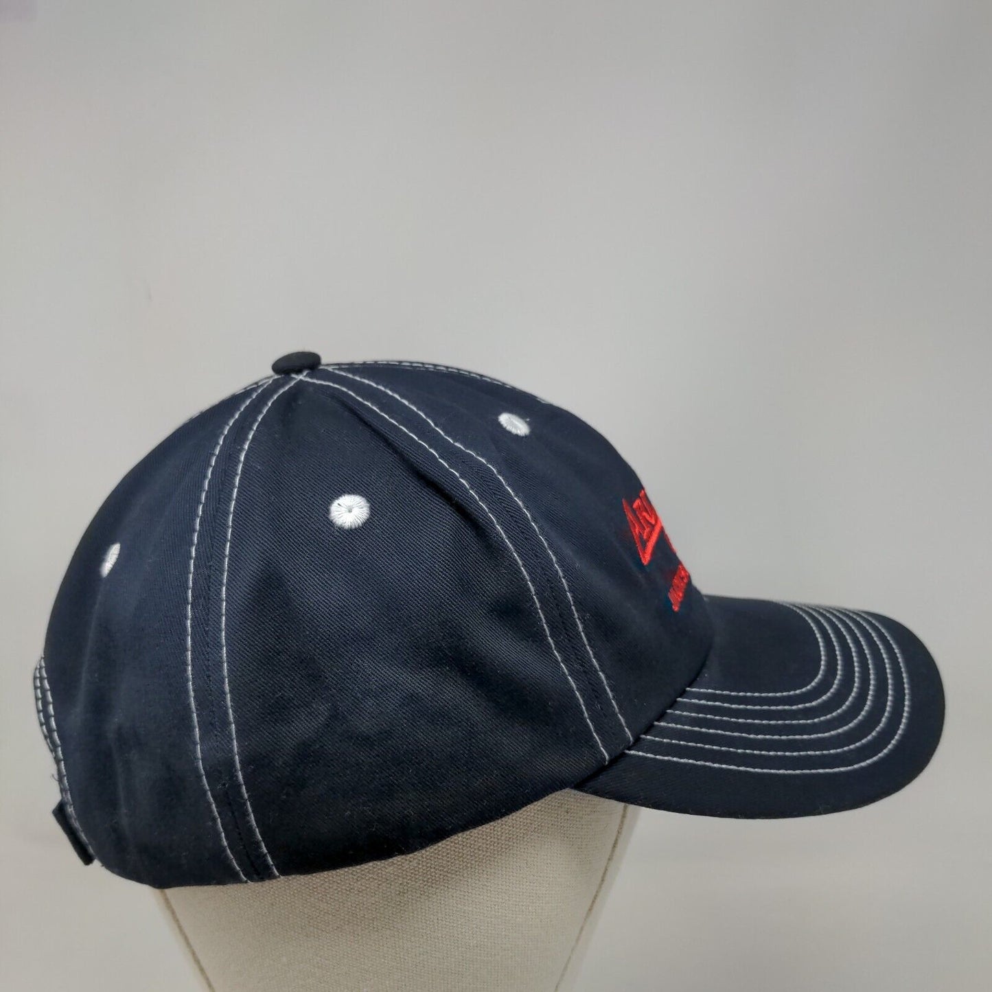 Arlington Toyota Strapback Hat Blue One Size Embroidered Cap America