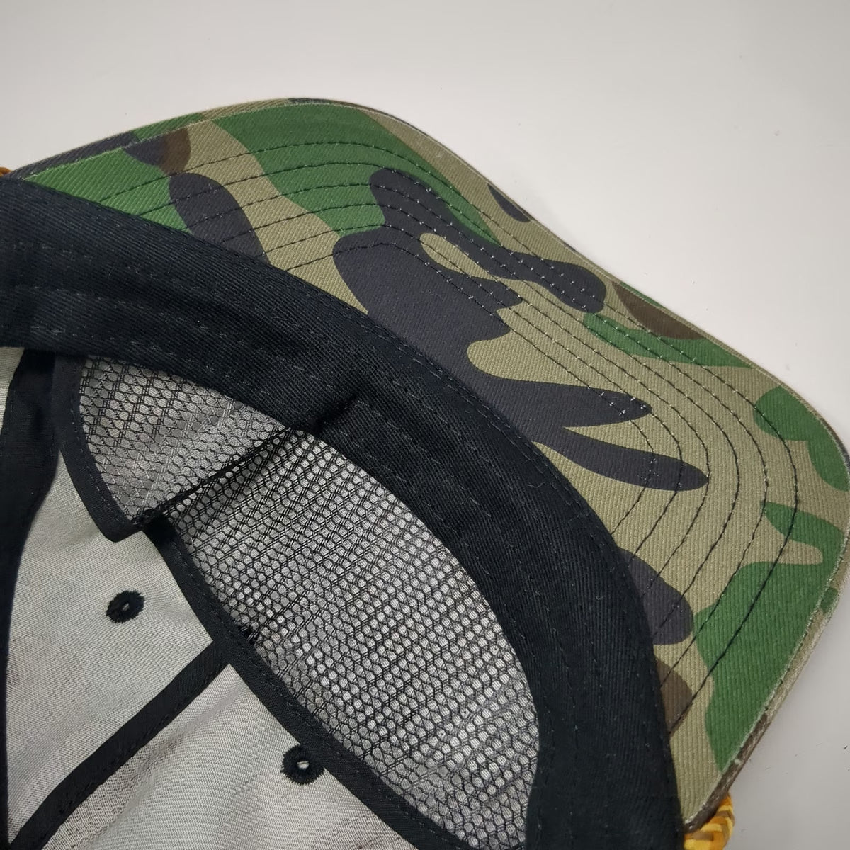 Benchmade 5 Panel Green Camo Hat One Size Snapback Rope Patch Knife Company