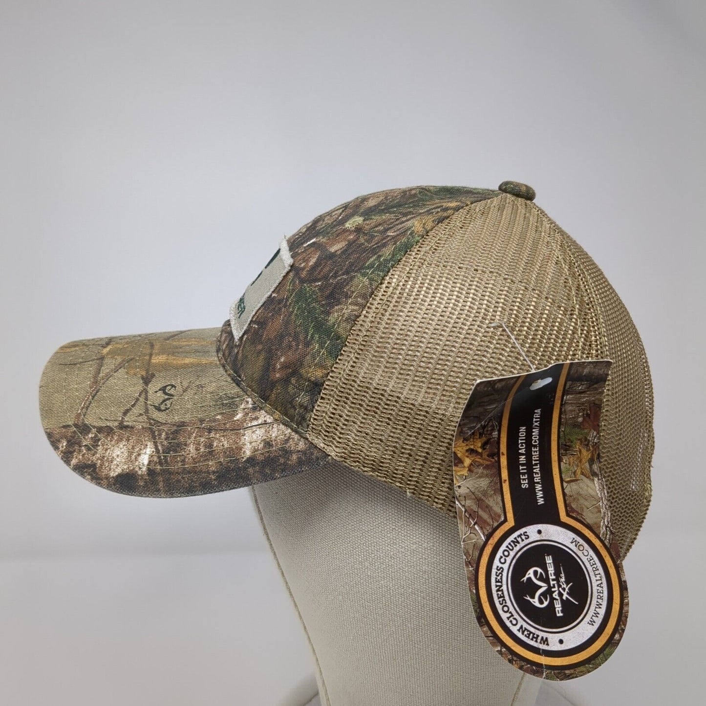 Sqwincher Strapback Trucker Hat Camouflage One Size Adjustable Mesh Back Bretmor