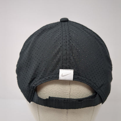 Woodlands Strapback Hat Black One Size Polka Dot Embroidered Nike Golf