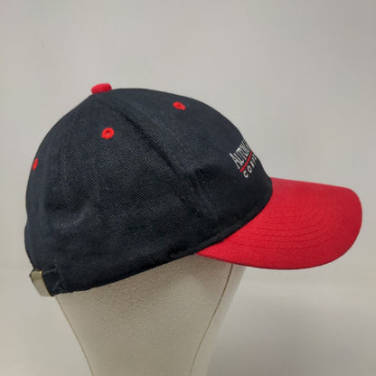 Automated Logic Corporation Men's Slideback Hat Black Red OSFM Embroidered Logo