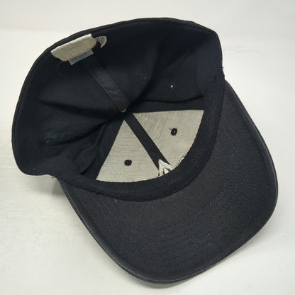 New Orleans Saints NFL Black One Size Cap Fleur De Lis Embroidered Stretch Hat