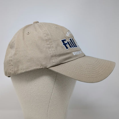 '47 Baseball Cap Beige Blue White One Size Full Sail Brewing Hood River Oregon
