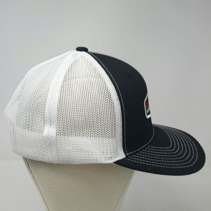 Pacific Headwear Trucker Hat Black One Size Cole Industrial Mesh Snapback Logo