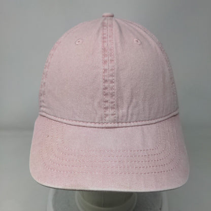 Unbranded Slideback Hat Pink OSFM Adjustable Vented Holes 6 Panel Blank