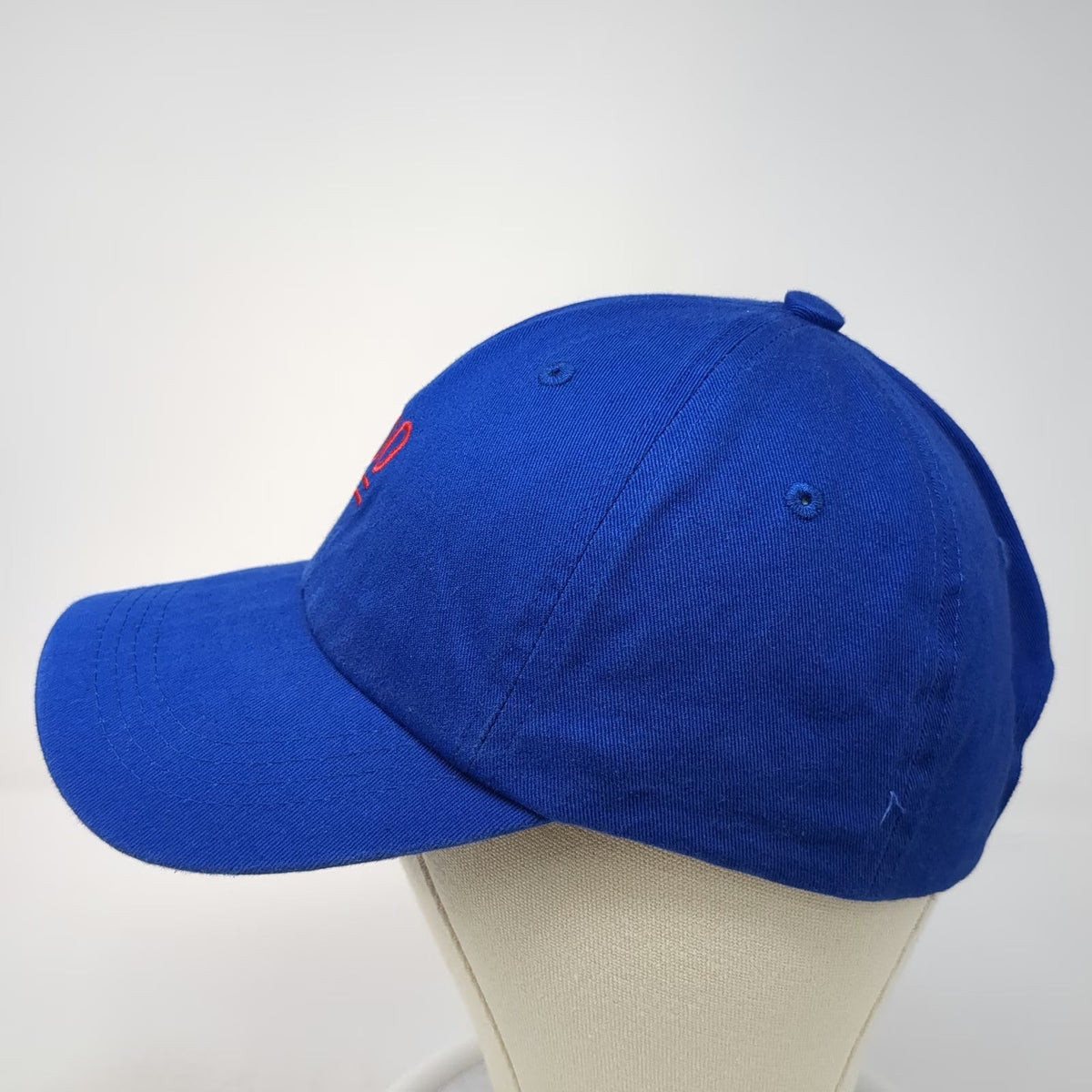 Six Flags Baseball Cap Blue One Size Embroidered 100 Emoji Adjustable Strap Hat