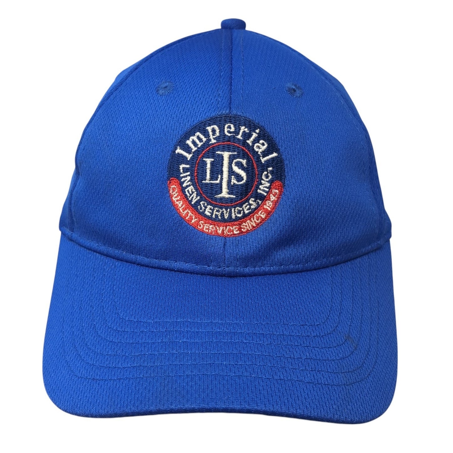 Imperial Linen Services Strapback Hat Blue One Size Adjustable Sport-Tek