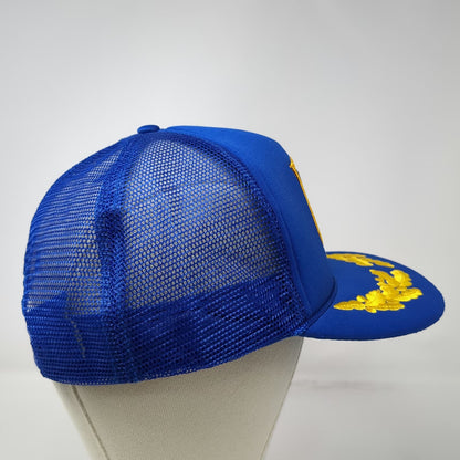 Mo Money Assoc Blue Angels Trucker Hat One Size Scrambled Eggs Snapback Mesh