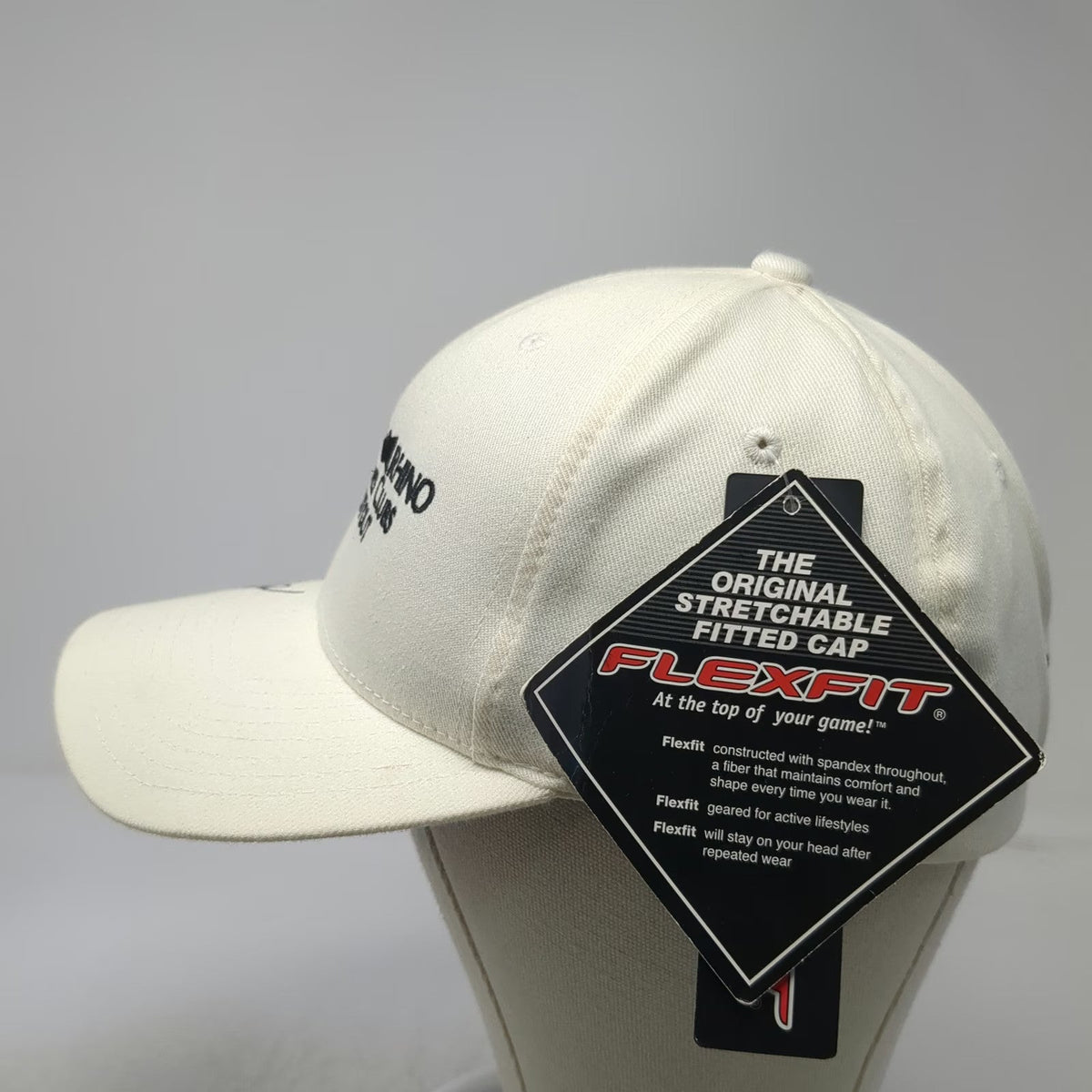 Flexfit Spearmint Rhino Gentlemen's Clubs 2006 Signed White XL Cap Hat Vintage