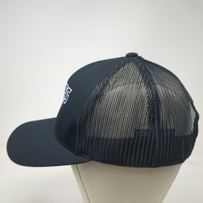 Pacific Headwear College of Idaho Yotes Black Trucker Hat One Size Mesh Snapback