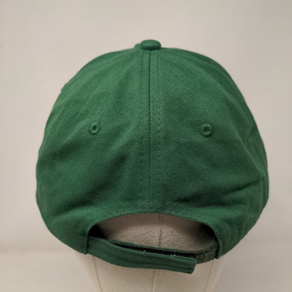 LAVCEI 2017 Strapback Hat Green One Size Adjustable Embroidered 6 Panel Cotton
