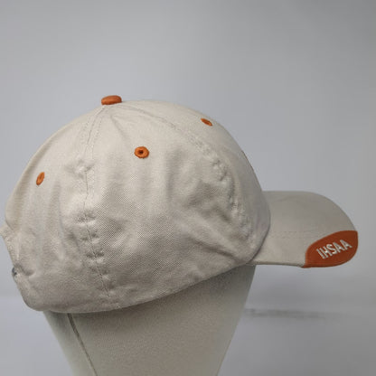 SMCU Sports Baseball Cap Beige One Size IHSAA State Track 2010 Winged Foot Hat