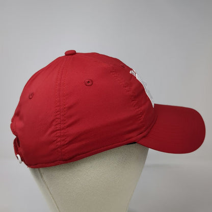 Ahead Baseball Cap Red One Size The BAY Performance Strapback Seahorse Hat