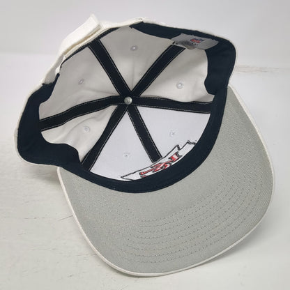Kansas City Chiefs NFL Team Apparel White One Size Strapback Cap Curved Brim