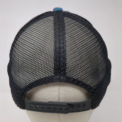 Bahama Mama's Surf Shop Snapback Trucker Hat Blue One Size Mesh Back