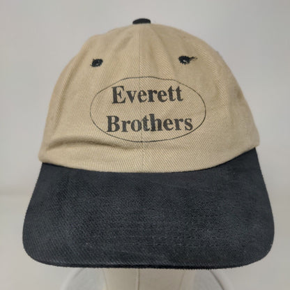 Everett Brothers Slideback Hat Tan OS Adjustable Vented Holes San Sun Sport