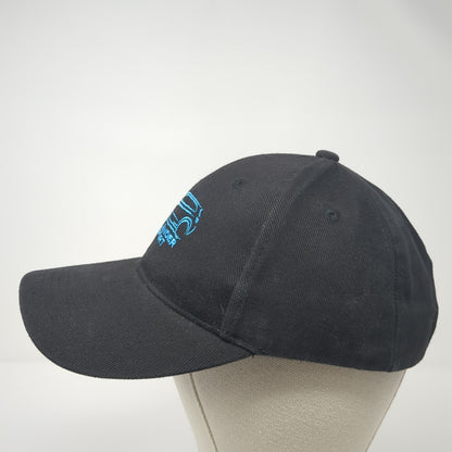 Outlander Sport Strapback Hat Black One Size Adjustable 6 Panel Nissin