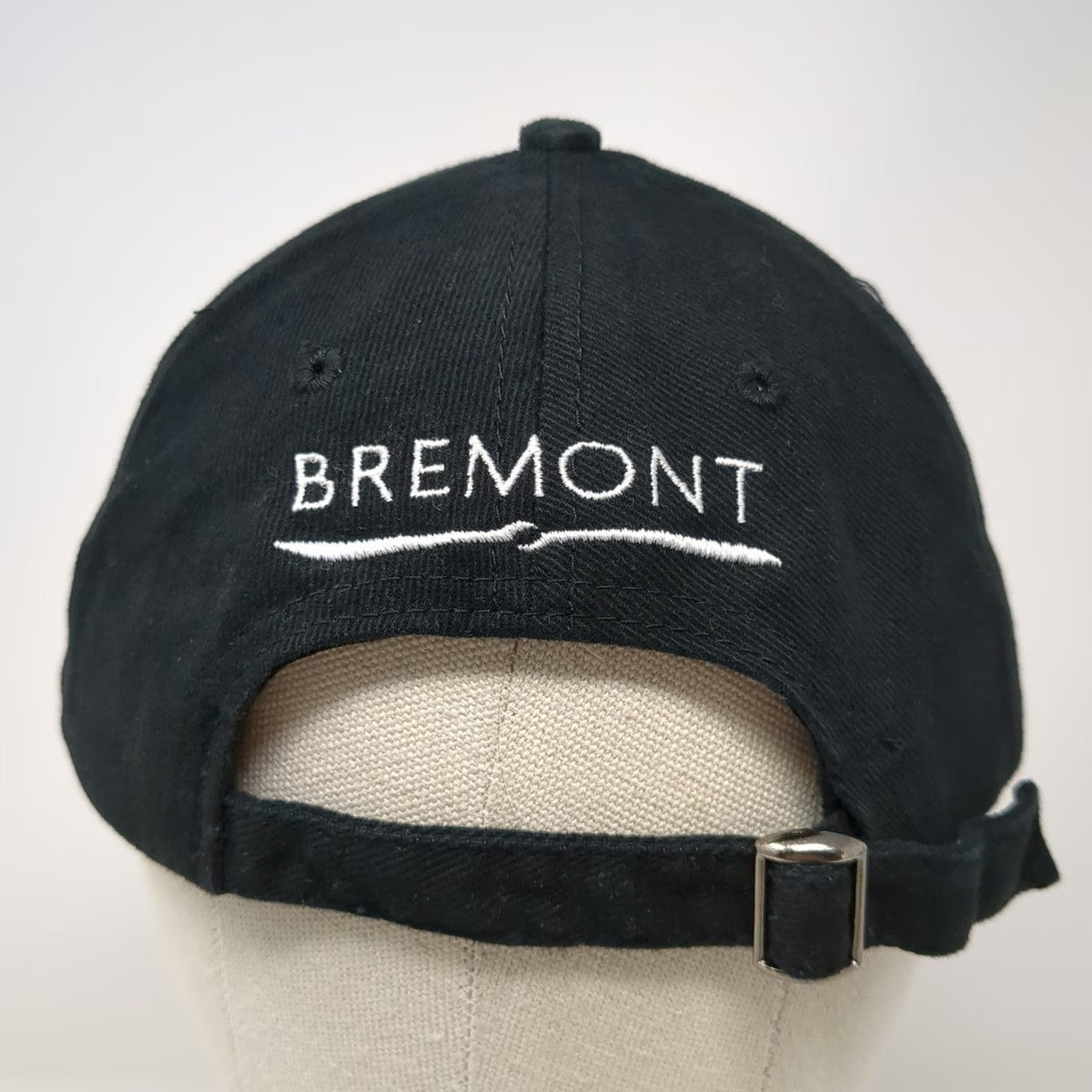 Bremont Baseball Cap Black One Size Suede Brim Embroidered Chronometers Hat