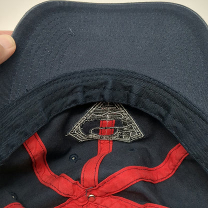 Superman Baseball Cap Blue One Size Man of Steel Embroidered Strapback Hat Logo