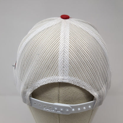 Power Engineers Snapback Trucker Hat Red OS Adjustable Mesh Back Richardson