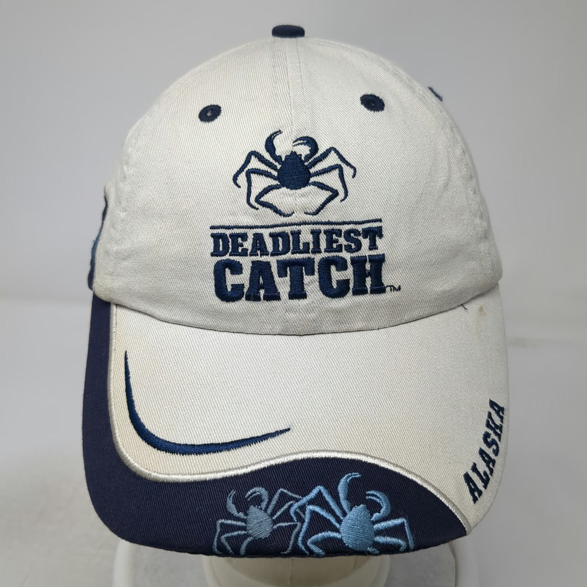 Deadliest Catch Baseball Cap Beige One Size Alaska Crab Ship Fish This Hat