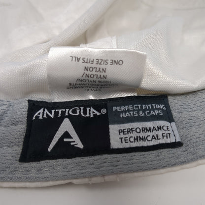 The Quarry Strapback Baseball Cap Beige One Size Adjustable Embroidered Antigua