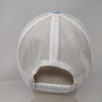 Fahrenheit Snapback Mesh Back Trucker Hat Blue OSFM Embroidered