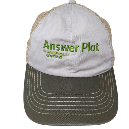 Answer Plot by Winfield United Strapback Trucker Hat Multi One Size Mesh Back