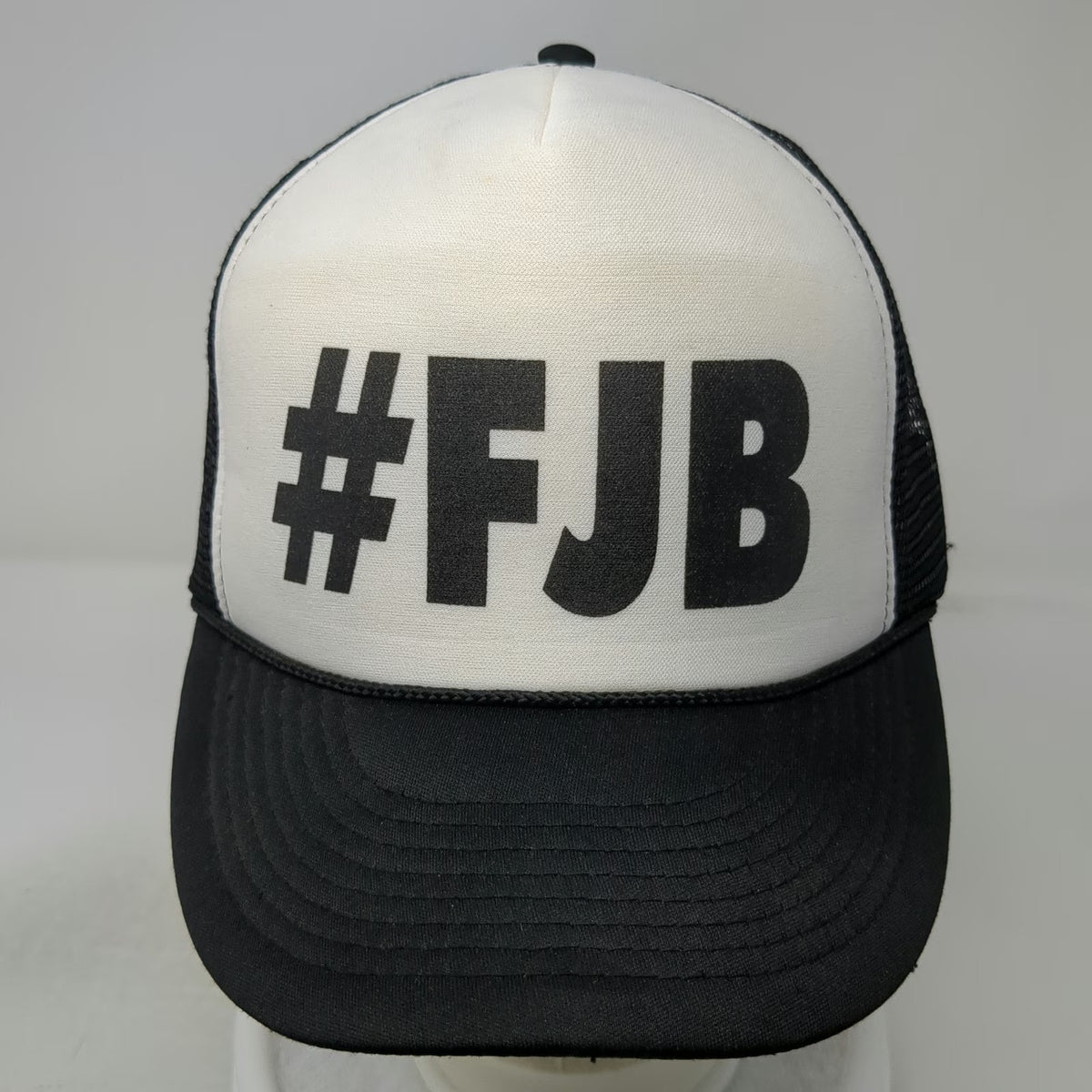 Cobra Trucker Hat Black One Size #FJB Foam Mesh Snapback Adjustable Logo Hat