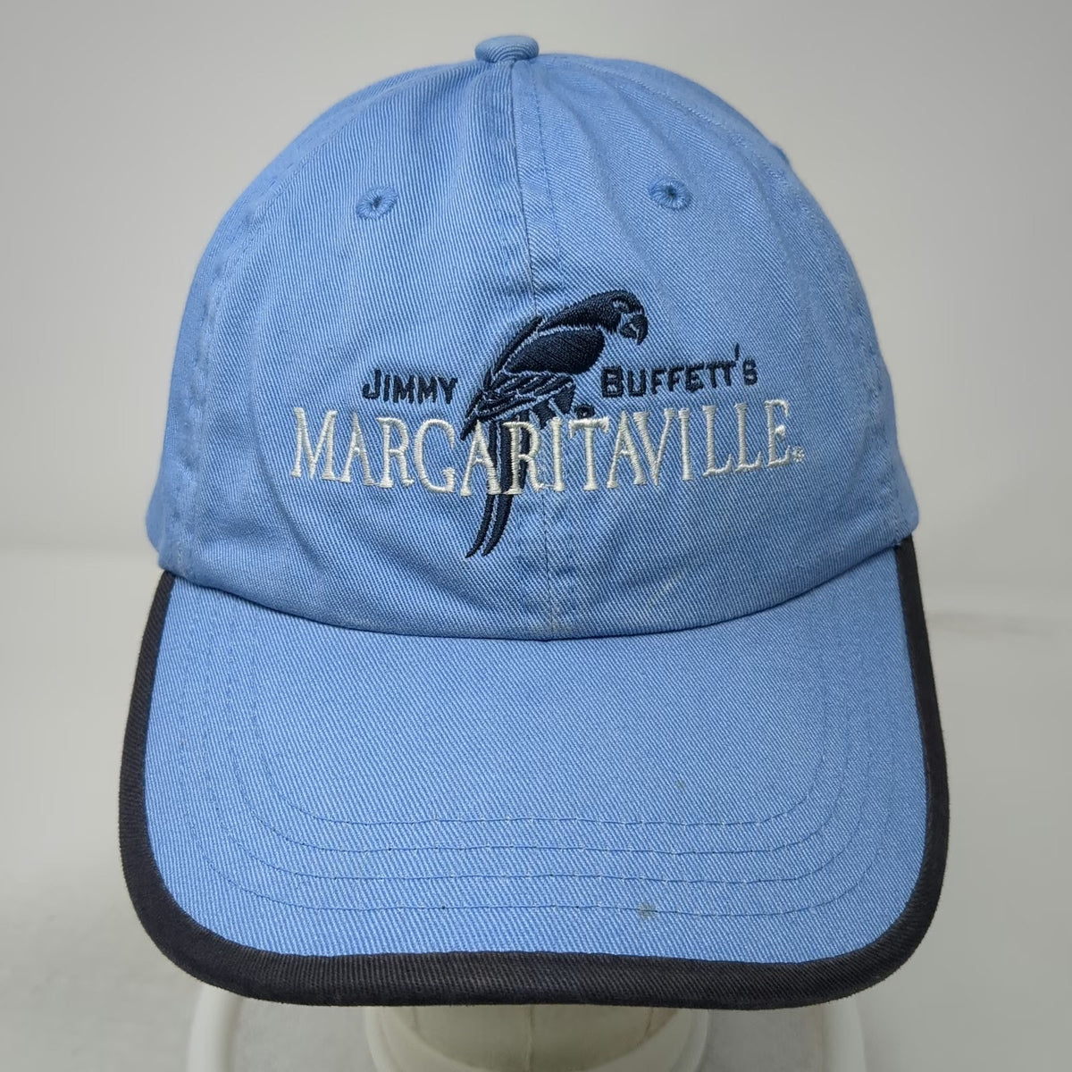 Margaritaville Baseball Cap Blue One Size Las Vegas Parrot Jimmy Buffett Hat