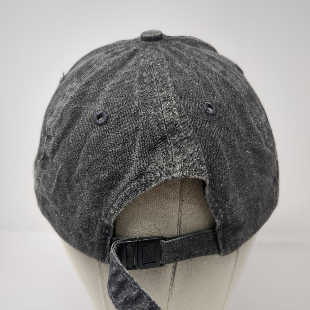 Sportcap Baseball Cap Gray OSFM Tourneau Logo Cotton Slideback Adjustable Hat