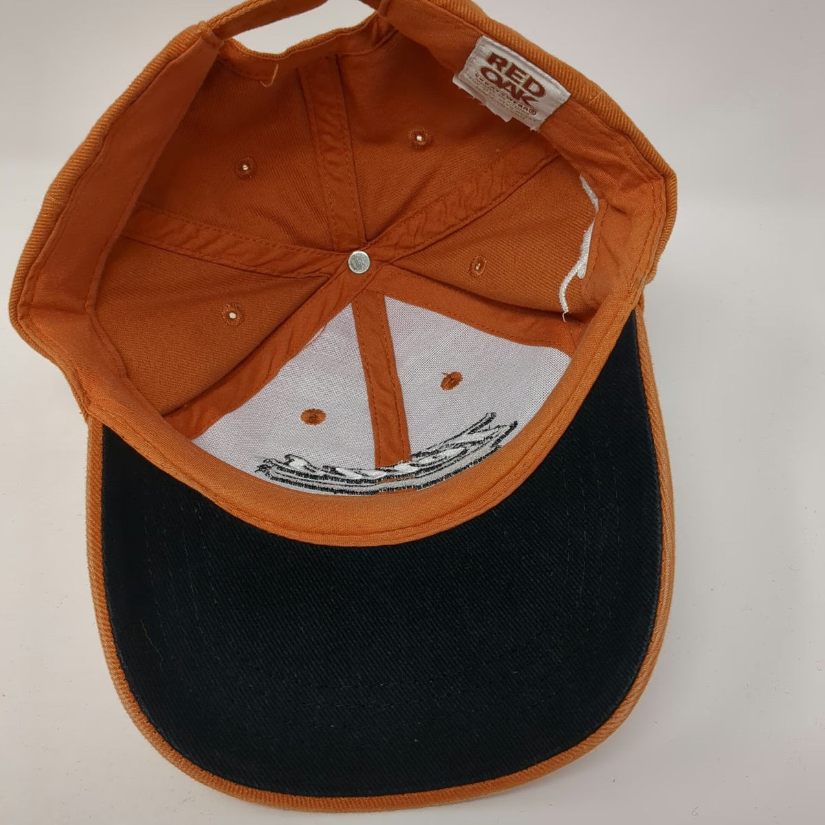 Red Oak Texas Longhorns NCAA Cap Orange One Size Slideback Longhorn Logo Hat