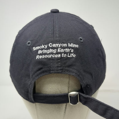 New Era Baseball Cap Gray One Size Simplot AgriBusiness Smoky Canyon Mine Hat